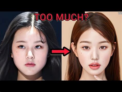 won young plastic surgery|wonyoung before and after surgery.